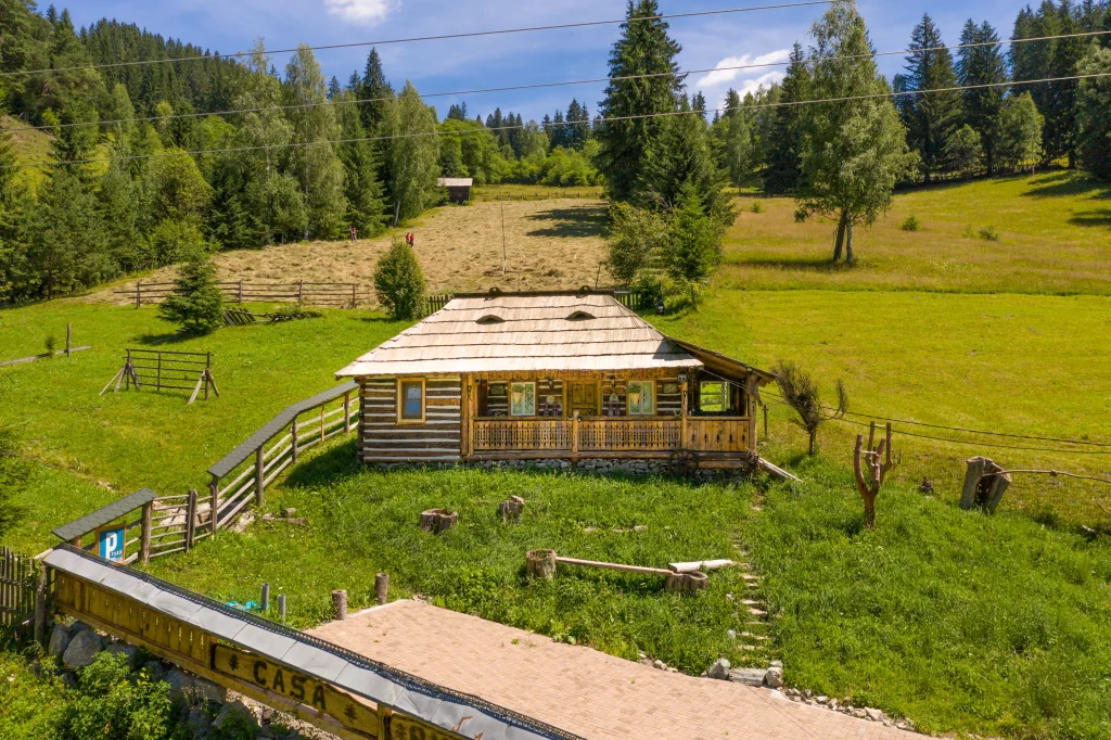 Casa Rustik Bucovina Casuta Rustica Peisaj Drona